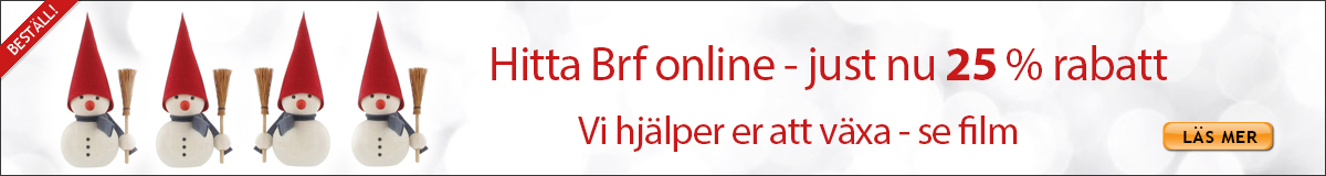 Kontaktuppgifter till alla Brf:er online - Hittabrf.se
