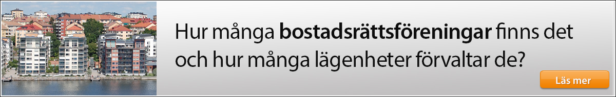 Fakta om bostadsrttsfreningar