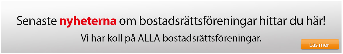 Senaste nytt om bostadsrttsfreningar